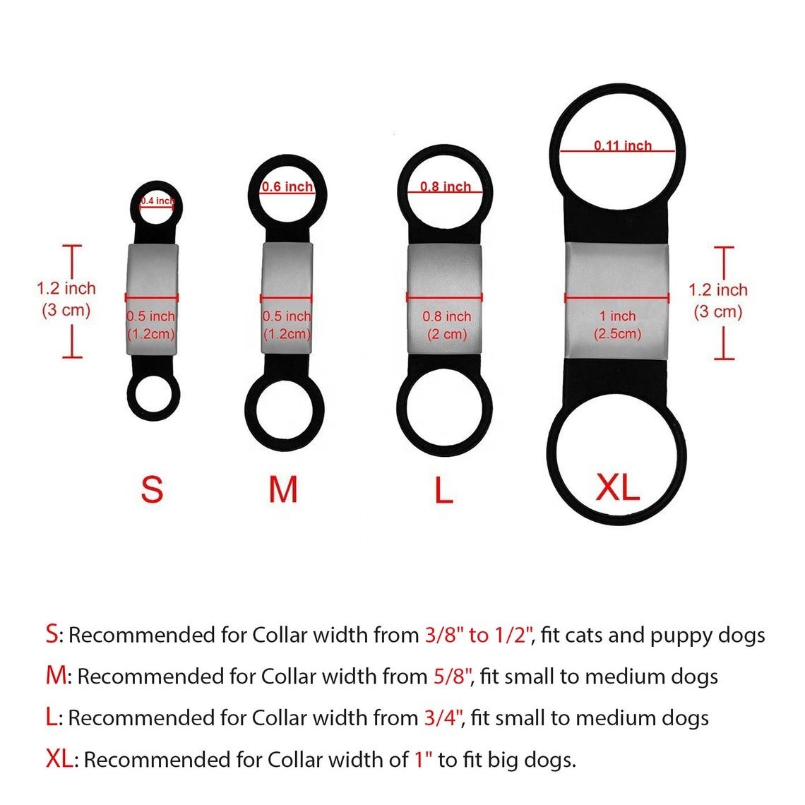 New Pet Supplies Products 2024 Dog Accessories LED Light up Dog Collar Glow Pet Safety Tag Pendant