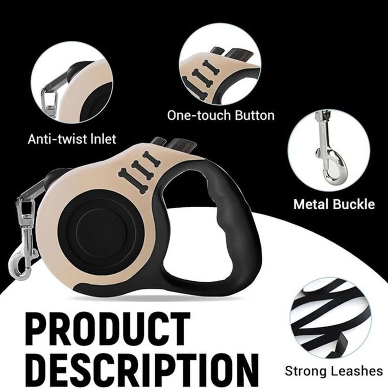 factory promotion price Convenient Pet Leashes Retractable Dog Leash Plastic Materials dog leash