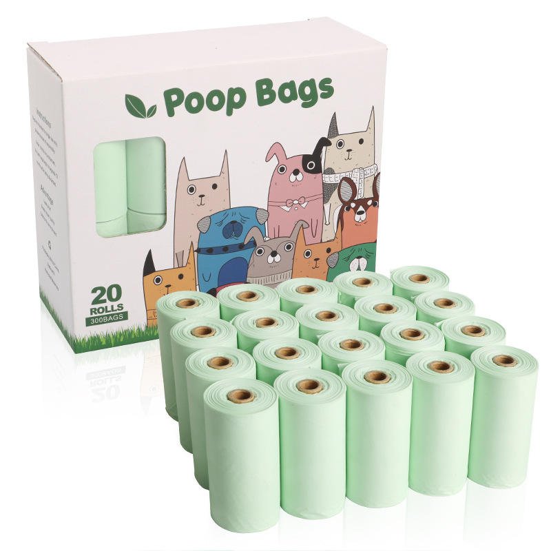 Custom Eco-friendly Bio Degradable Dog Cornstarch Eco Friendly Compostable Biodegradable Poop Bags For Pet Poop