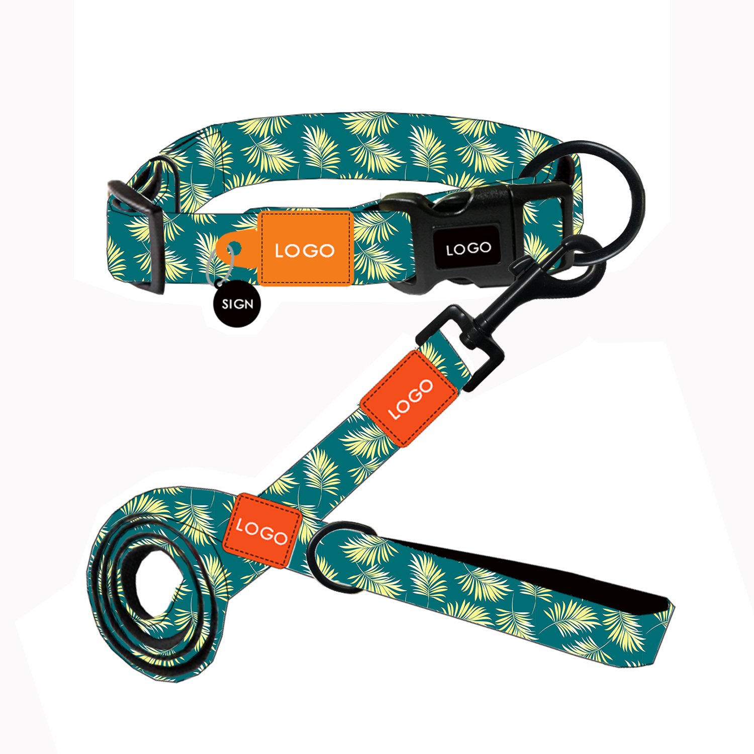 Hot Selling H harness other pet products Pet Walking Touring Fleece Lined harness Dog Collar And Leash Polyester harness