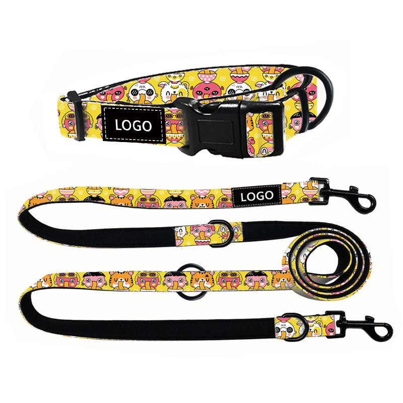 Hot Selling H harness other pet products Pet Walking Touring Fleece Lined harness Dog Collar And Leash Polyester harness