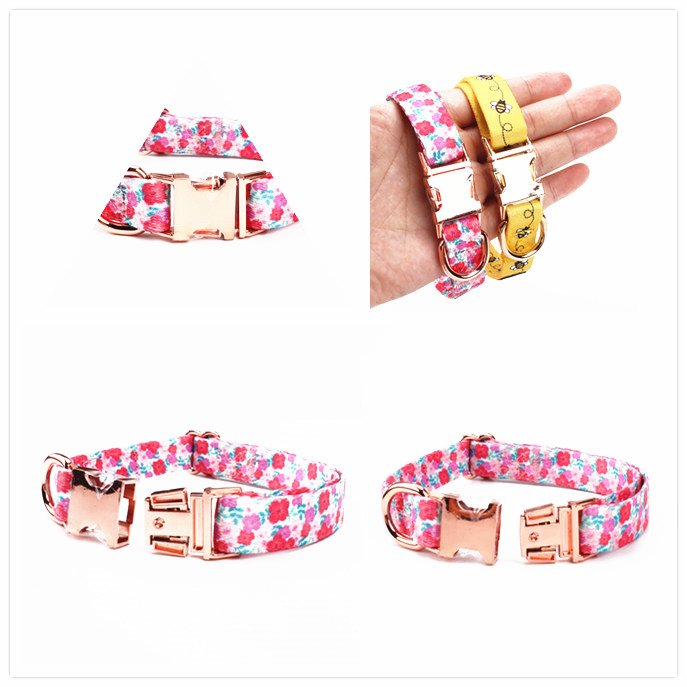 Luxury Designer Custom Dog Collar Metal Buckle Hardware other pet collars, leashes & harnesses