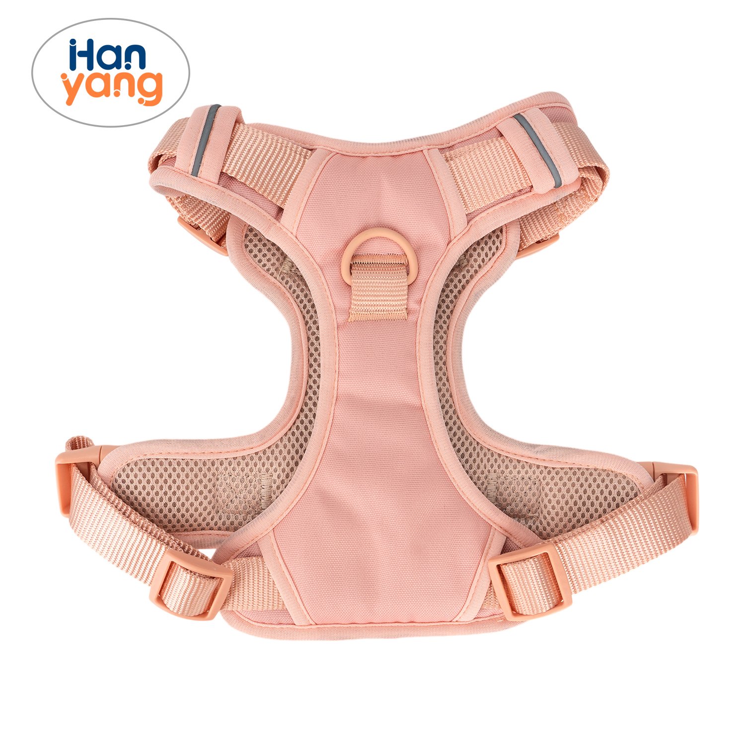 HanYang OEM Custom Pet Harness with PVC leash and Collar Set neoprene Breathable dog harness set for Small, medium and large dog