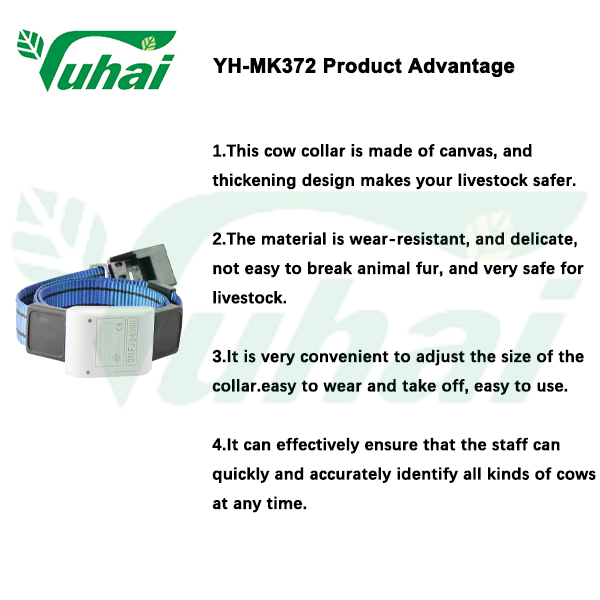 Plastic Cow Collar Step belt Provides animals walk Data animals Woven belt/cattle feeder