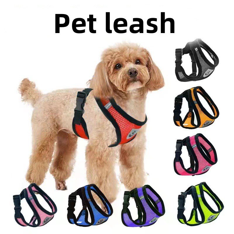 2024 New Retractable dog leash Adjustable Strap Pet Cat Dog Chest Harness Vest Leash set pet products