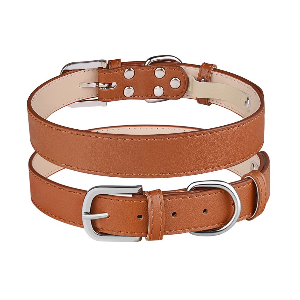 Factory Pet Collars leashes and collars Outdoor Dog Leather Colorful Collars for pet