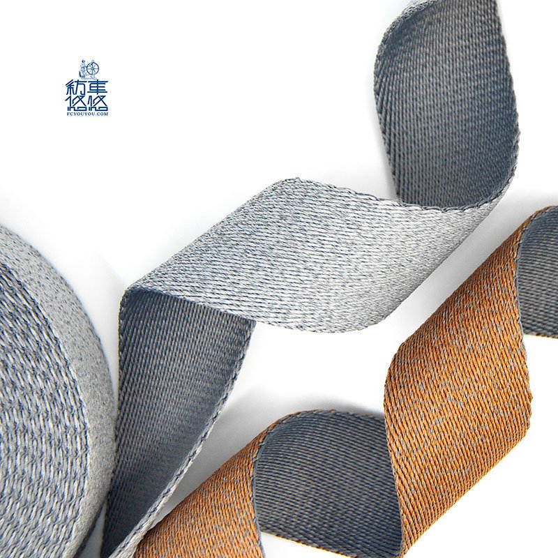 reflective webbing nylon Polyester ribbons tape for pet dog collar leash and horse racing bridle harness
