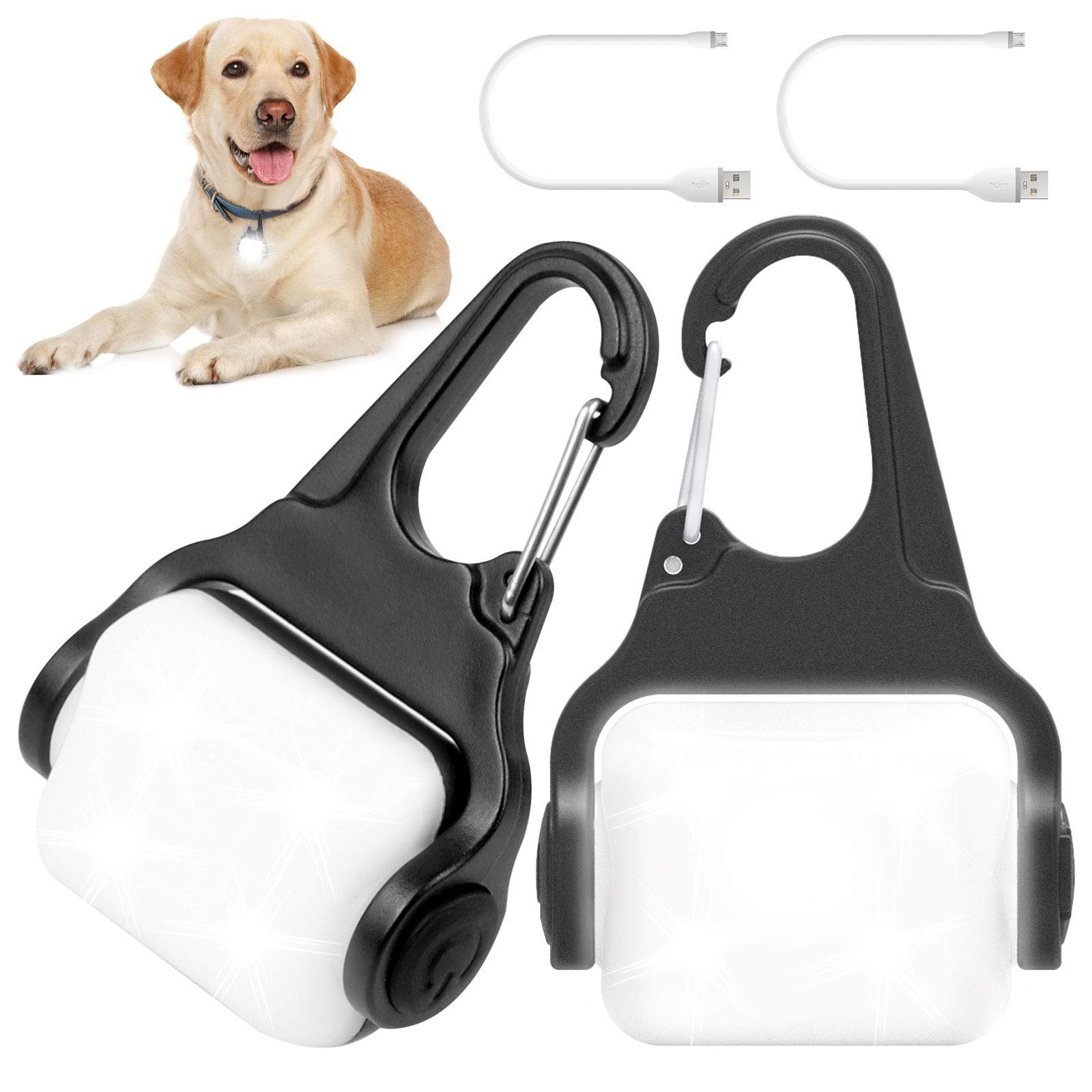 UMIONE Pet Portable Led Pendant Dog Rechargeable Pendant Luminous Night Light Flashing Dog Cat Clip On Necklace Collar Pendant