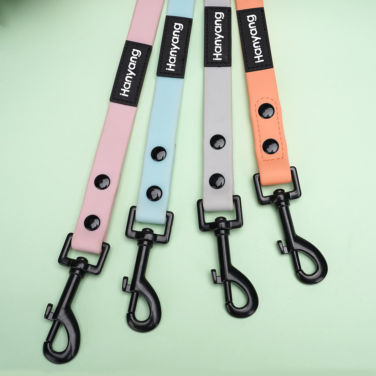 Multifunctional Rope Durable PVC Heavy Duty Dual Hands Free Pet Dog Leash Custom Logo Dog Training Leash Waterproof Dog Leash