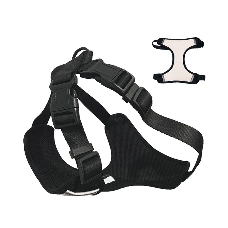 Dog accessories Neoprene Self Sublimation Pet Chest Vest Blank Plain Dog Harness With Matching Dog Leash