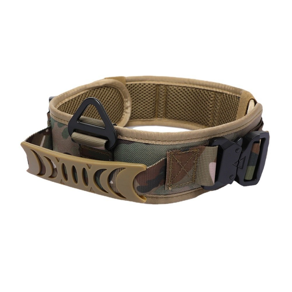 Customization High Quality Nylon Wear-resistant Multi-color Adjustable Outdoor Tactical Training Pet Dog Collar