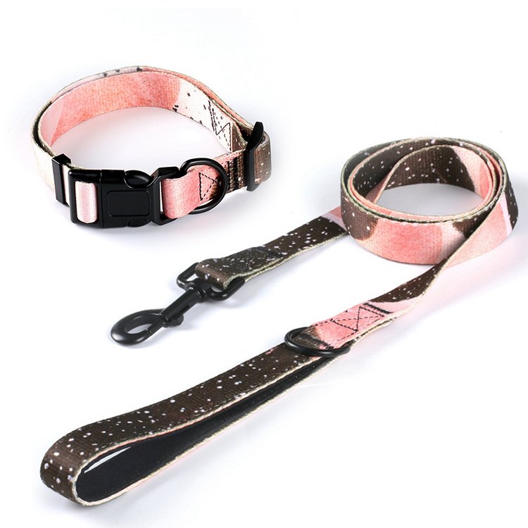 Manufacturer Custom Print Soft Adjustable Designer Personalized Dogs Collars Leash Other Pet Collars, Leashes & Harnesses