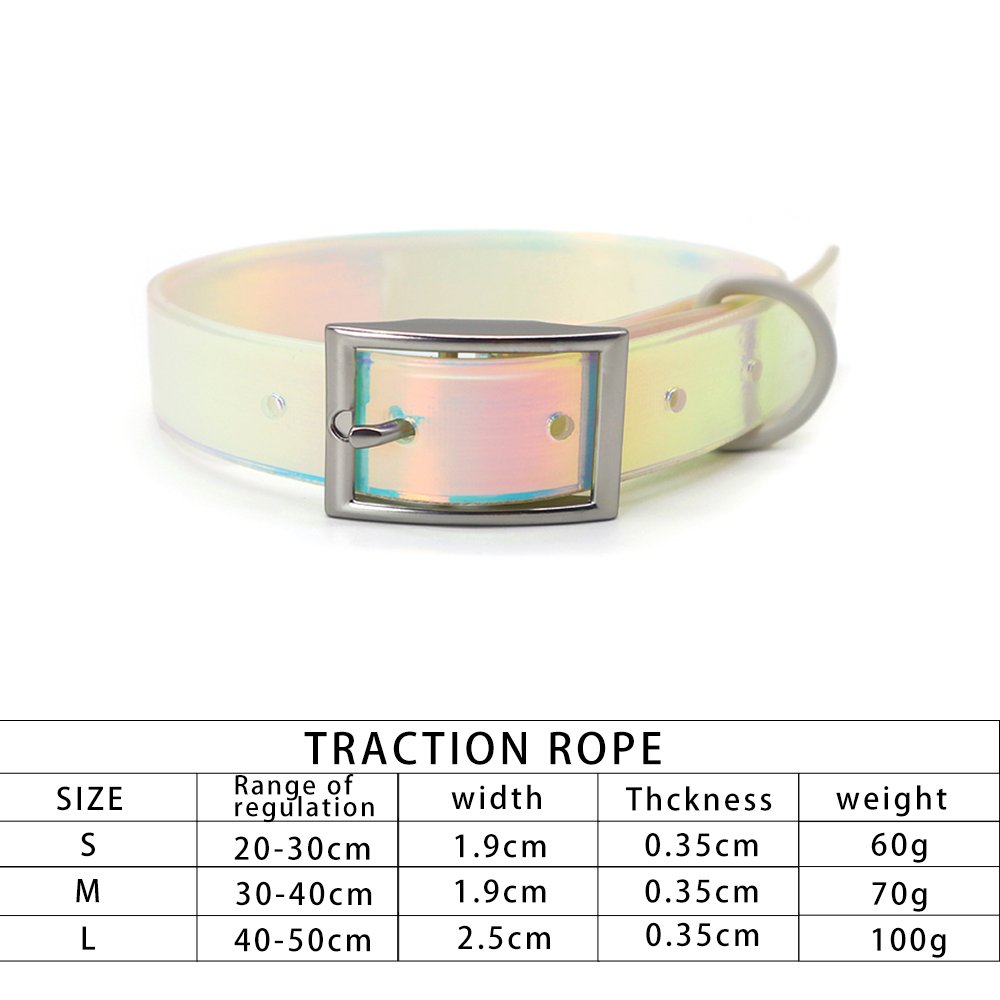 High quality customizable logo lead rope integrated color changing collar set dog leash