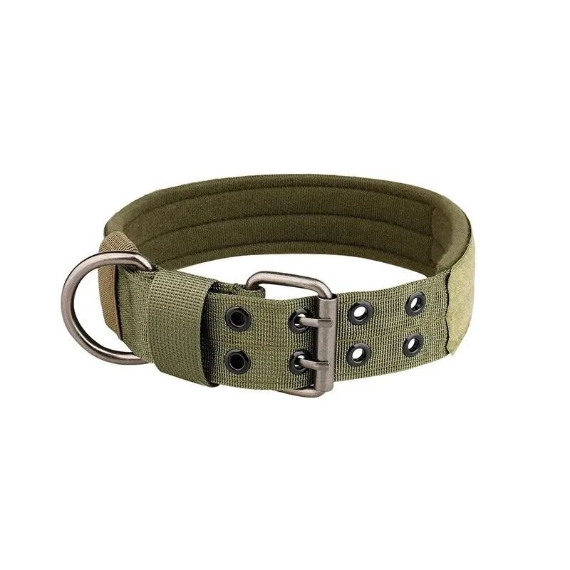 wholesale Adjustable Tactical Dog Collar with Handle Heavy Duty Metal Buckle Dog Collar for Training Dogs