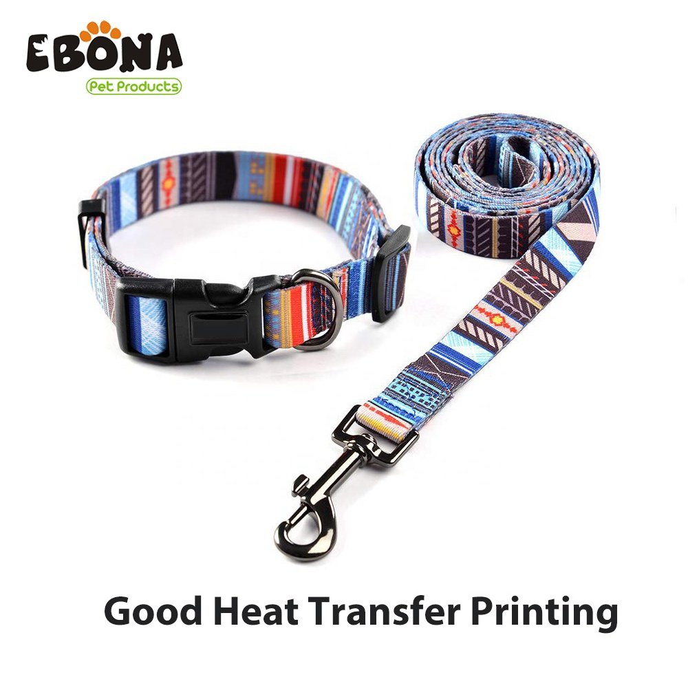 Pet collars and lead set,dog collar and leash set,dog collar leash