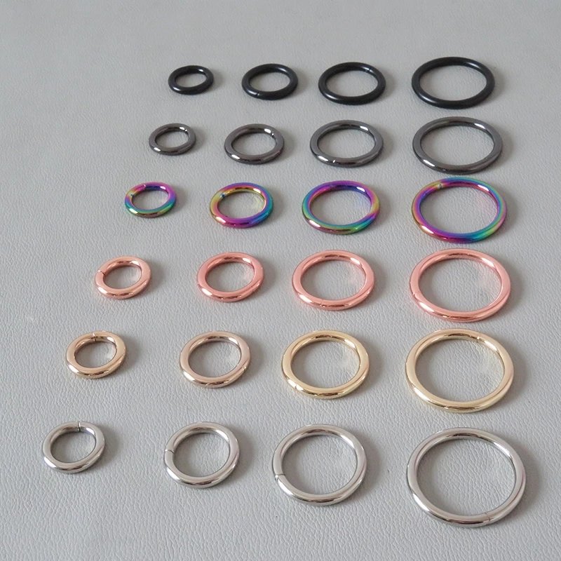 Dog Collar Metal Buckle 10/15/20/25/38mm High Quality Pet Collar Metal Hardware Rose Gold Side Release Buckle