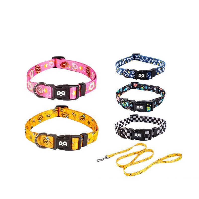 Pet dog collars large medium and small dog leashes dog traction pet supplies