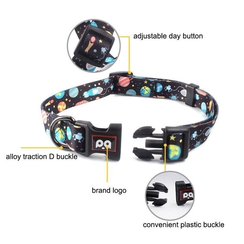 Pet dog collars large medium and small dog leashes dog traction pet supplies