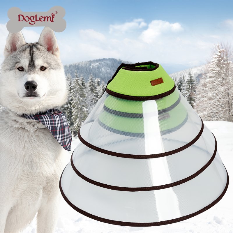 Large Pet Health After Surgery Elizabethan Collars Durable Recovery Dog Cone Collar