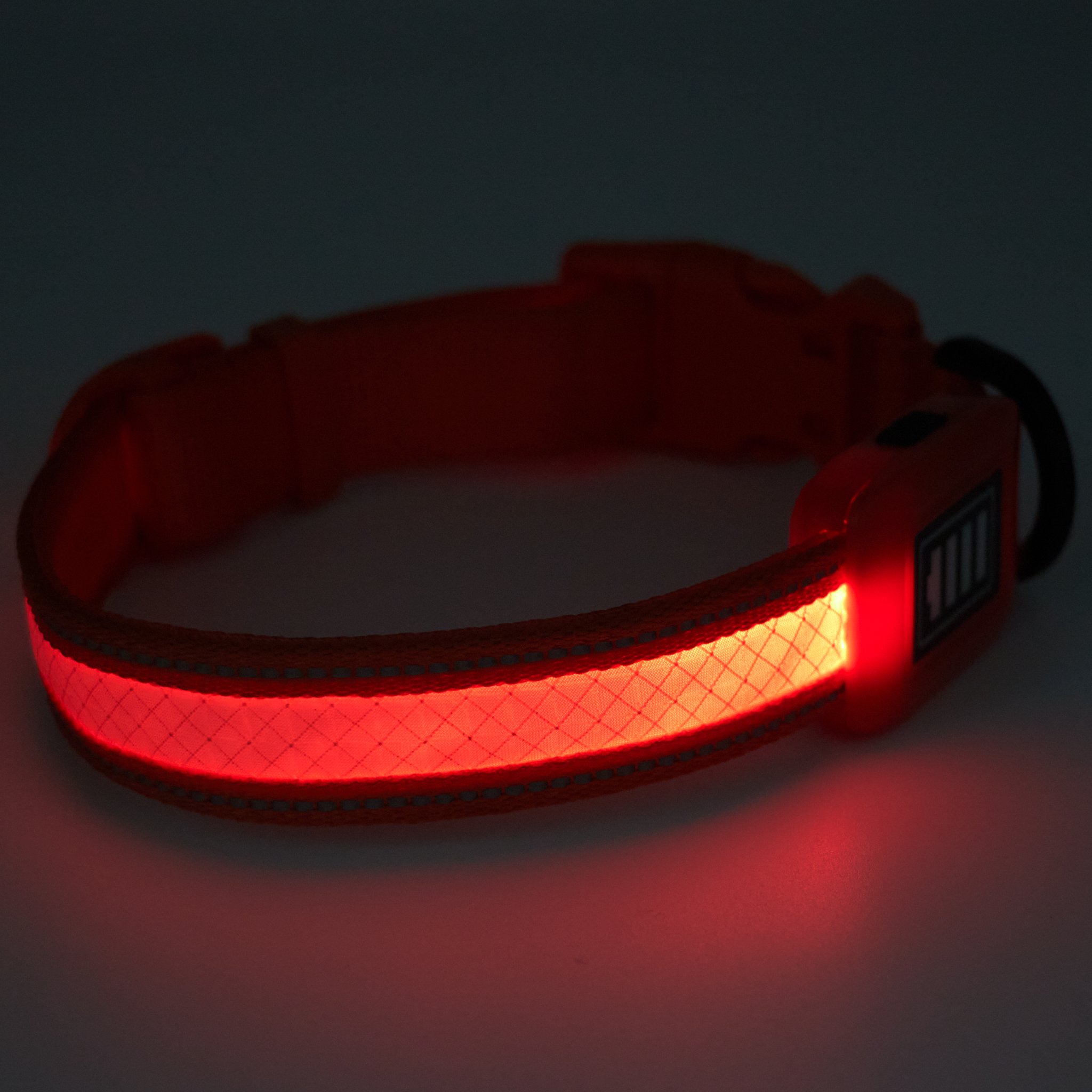 Led Light Dog Collar Detachable Glowing USB Charging Luminous Leash for Big Cat Collar Small Bright Pets Dogs Products