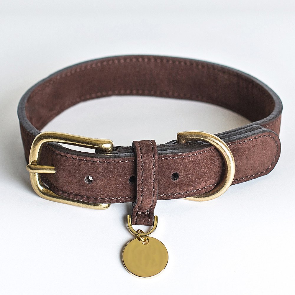 Solid Color PU Leather Dog Collar Brand Luxury Adjustable Dog Collar and Leash for Puppy Medium Large Dogs