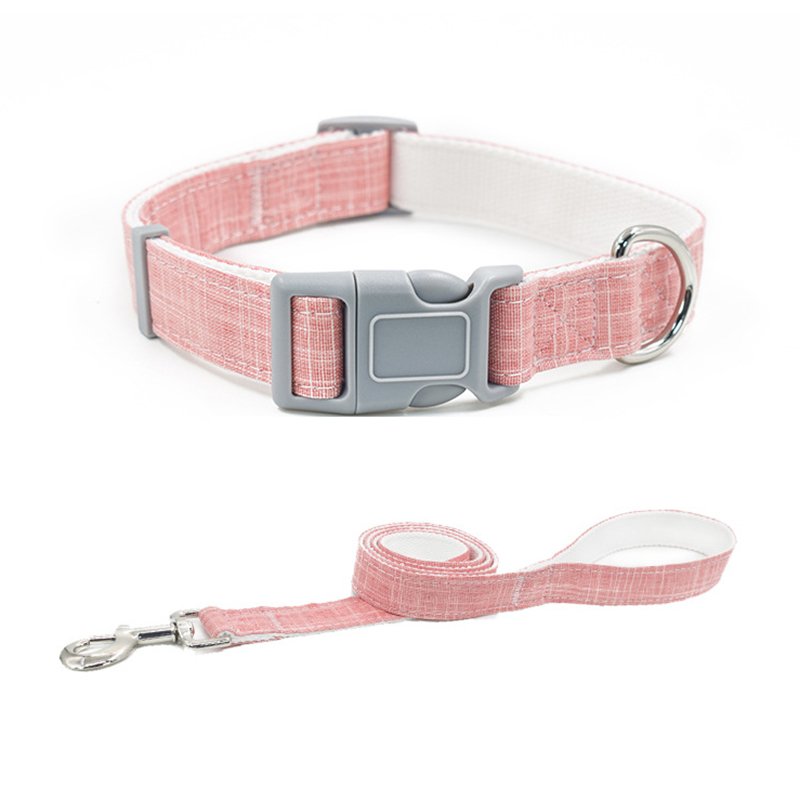 Cotton Webbing Dog Harness And Leash Set Hemp Step In Dog Harness Personalised Pet Products