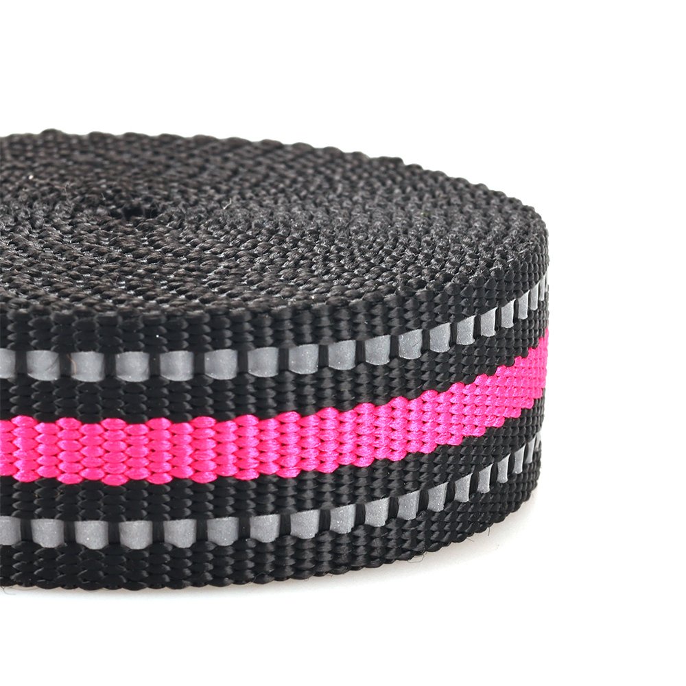 Customized Reflection Webbing Straps For Pet Products Pet Collar Pet Leashes Spot Goods Available