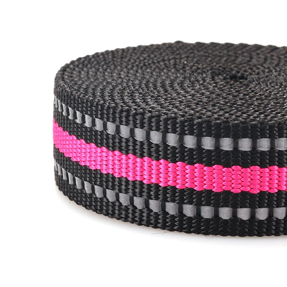 Customized Reflection Webbing Straps For Pet Products Pet Collar Pet Leashes Spot Goods Available