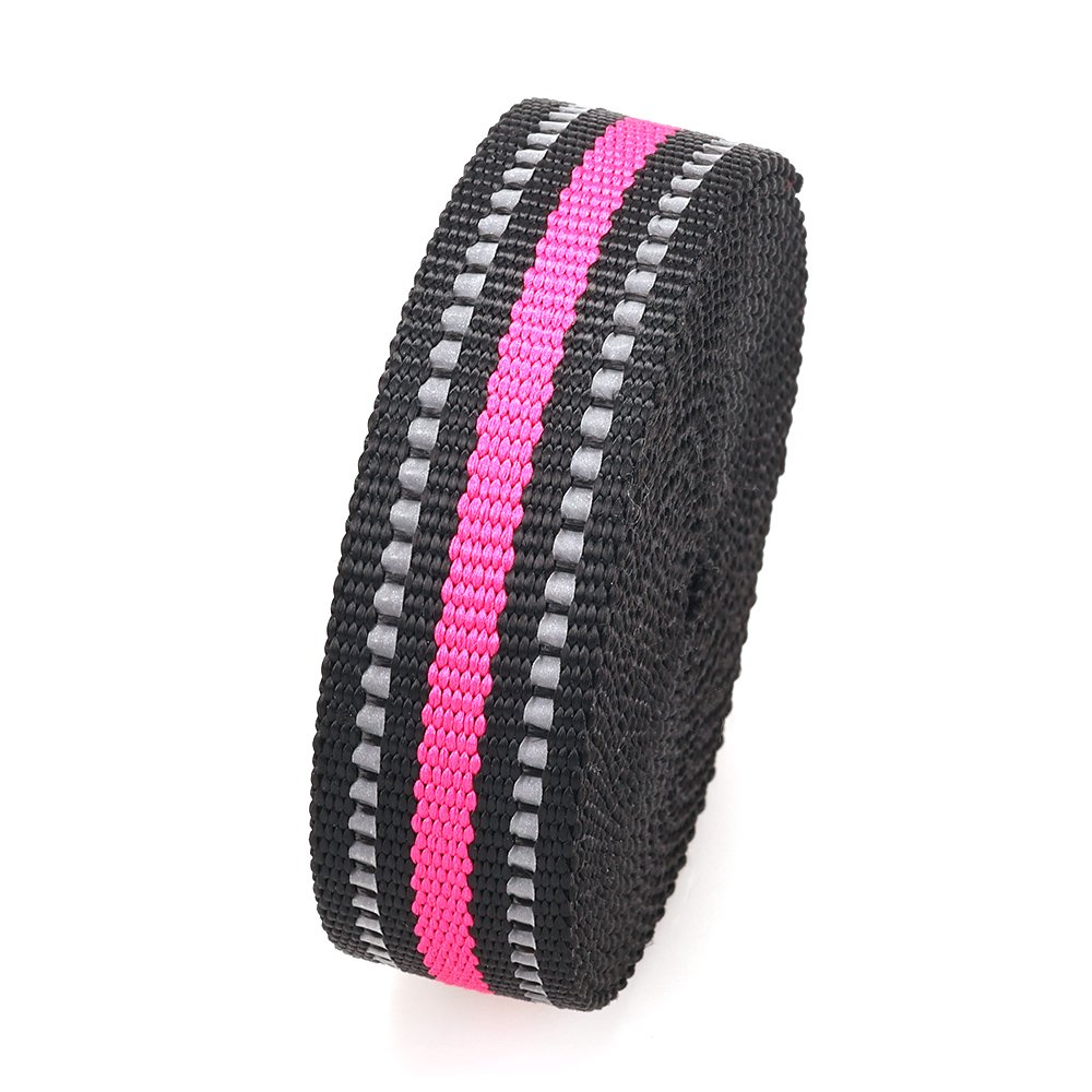 Customized Reflection Webbing Straps For Pet Products Pet Collar Pet Leashes Spot Goods Available