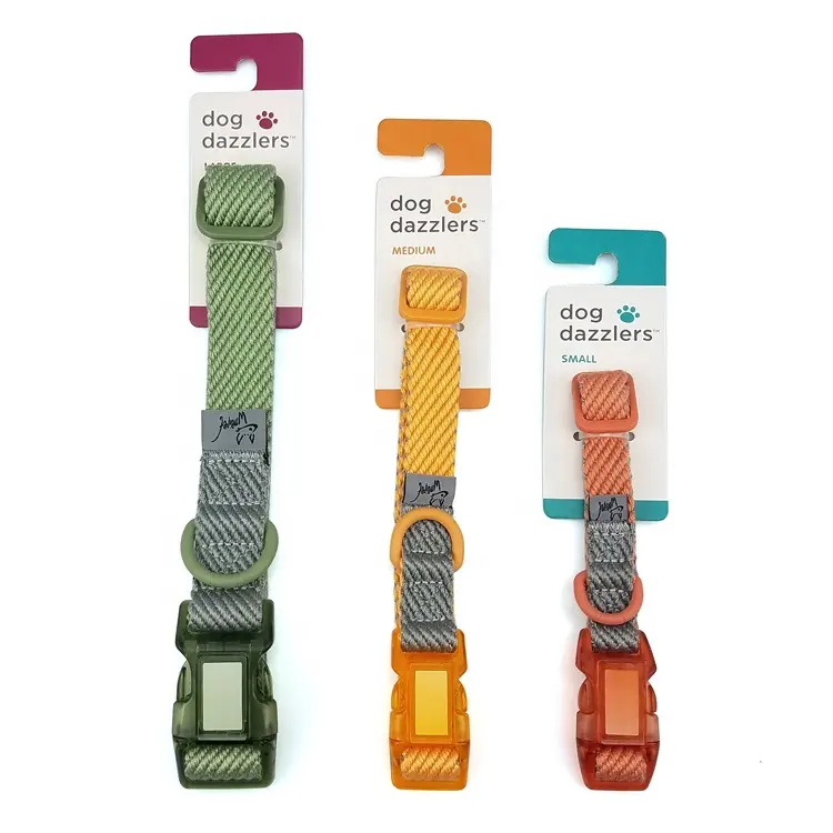 Hot Sale Adjustable Pet Collar Leash with Quick Release Metal Buckle Pet Collar