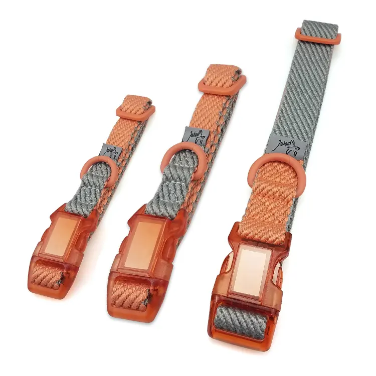 Hot Sale Adjustable Pet Collar Leash with Quick Release Metal Buckle Pet Collar