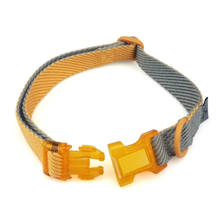 Hot Sale Adjustable Pet Collar Leash with Quick Release Metal Buckle Pet Collar