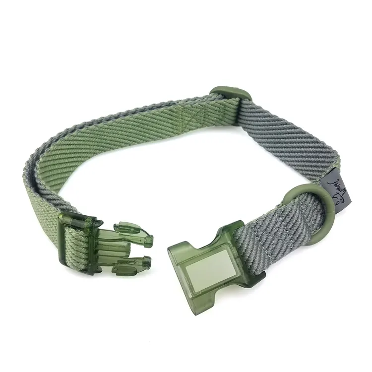 Hot Sale Adjustable Pet Collar Leash with Quick Release Metal Buckle Pet Collar