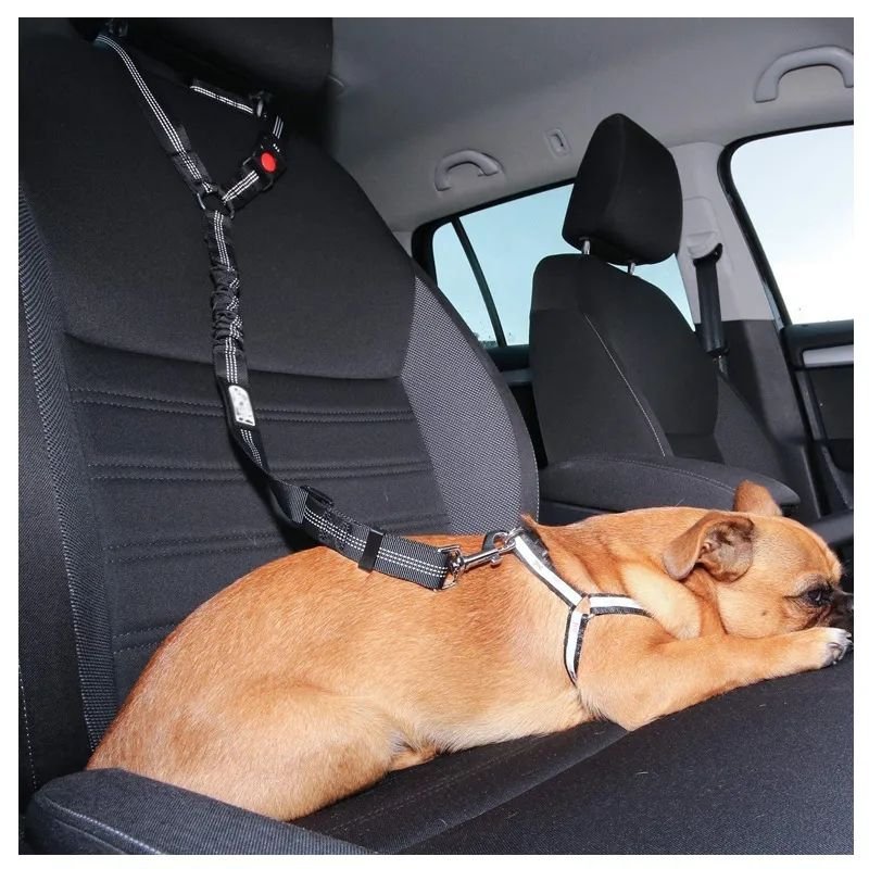 New Solid 2 in 1 Dog Harness Leash Pet Car Seat Belt BackSeat Safety Belt Adjustable for Kitten Dogs Collar Pet Accessories