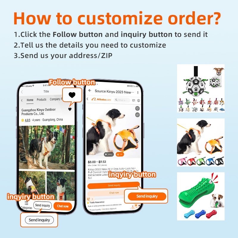 High Quality Heavy Duty Metal Buckle Pet Collar Large Dogs collar and leash set Tactical Dog Collars