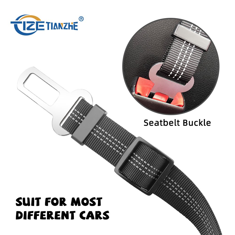 A mazon Top Seller Pet Accessories Adjustable Dog Safety Leads Car Vehicle Seat Belt Pet Seatbelt