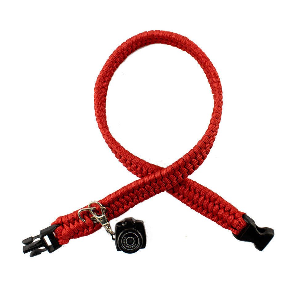 Wholesale Pet Supplies Paracord Braided Pet Camera Collar Teddy Pomeranian Comfortable Dog Collar Neck