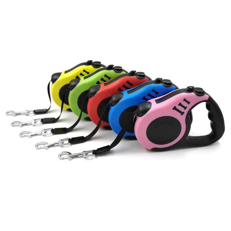 3M/5M Pet dog leash automatic retractable dog leash, suitable for outdoor dog walking