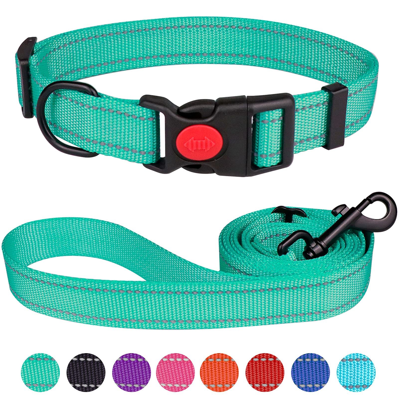 Custom color Dog collar With Matching Dog Collar Leash Pet Products Dog Vest Harness