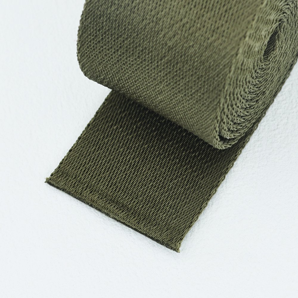 High quality soft nylon webbing Custom color size logo nylon webbing for belt bag strap pet collar leash