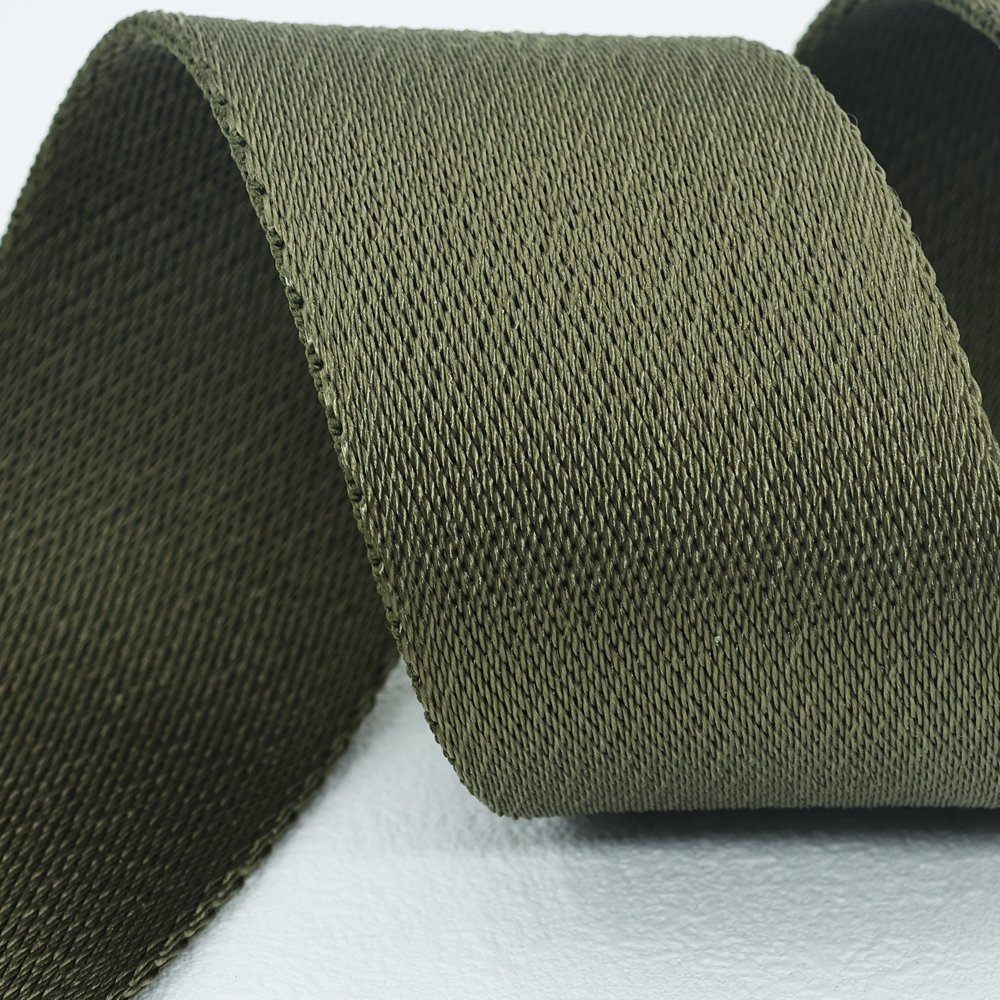 High quality soft nylon webbing Custom color size logo nylon webbing for belt bag strap pet collar leash