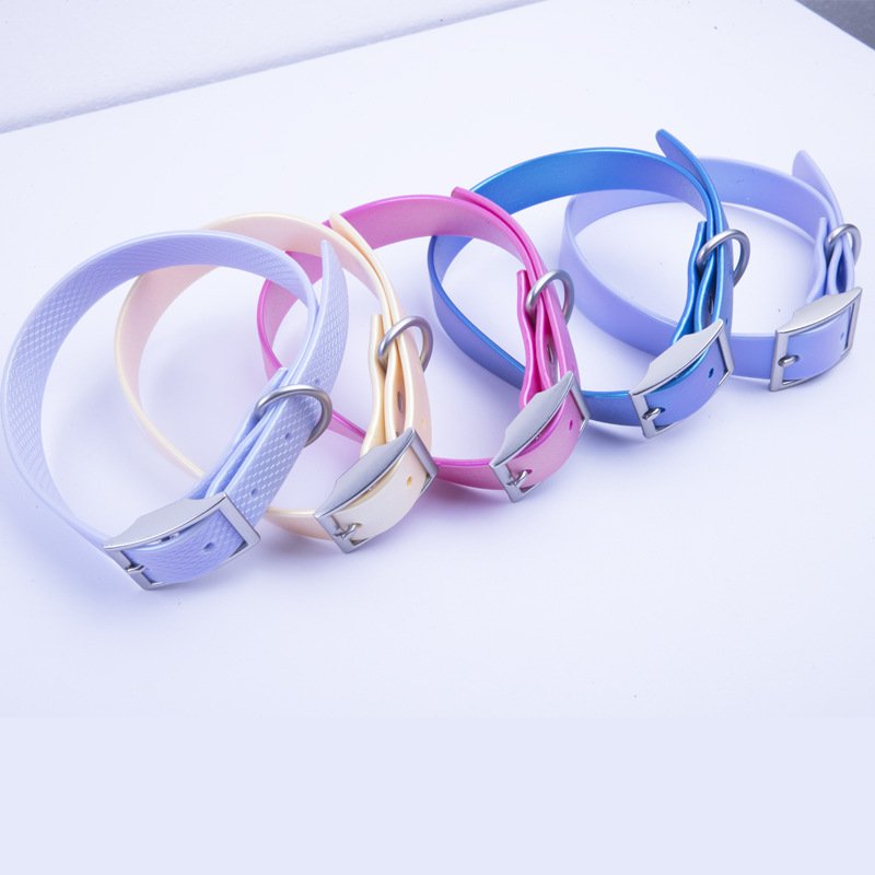Factory Wholesale Customization Logo Personalization DIY Dolls Anti-Bite PVC waterproof dog collars