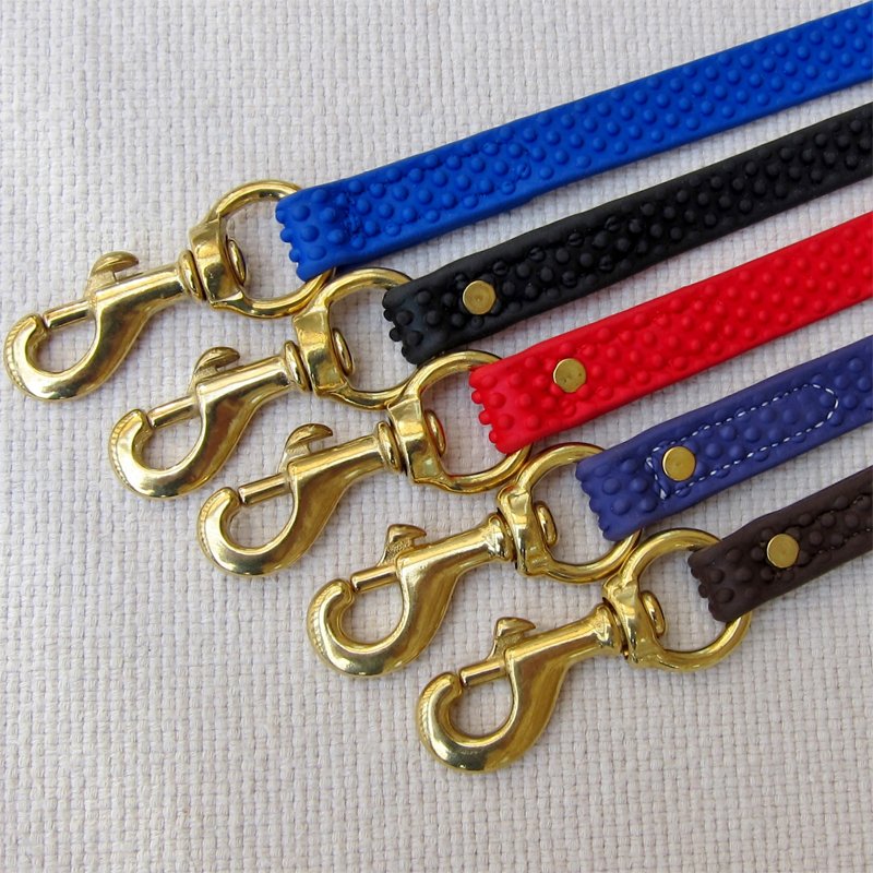 Waterproof PVC Coated Nylon Dog Leash Custom Geat Grip Collar with Padded Lights and Personalized Options for Pet Supplies Solid
