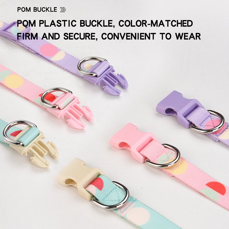 custom dog training collar pet collars wholesale small dog adjustable buckle pet dog collar pet harness