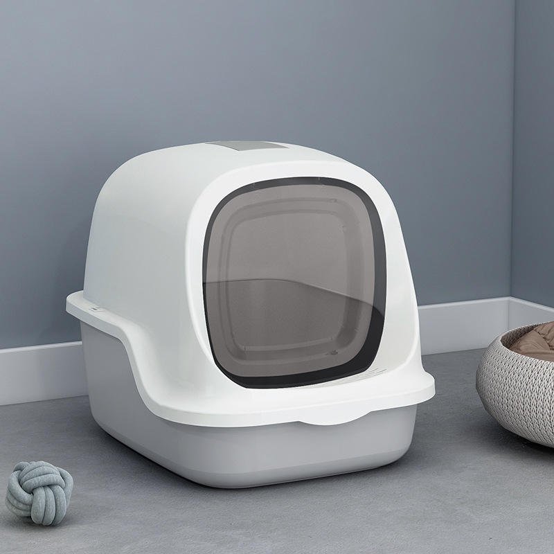 Newest Design Closed Large Toilet Self Litter Box For Persian Cat Hidden Cat Litter Box Enclosure