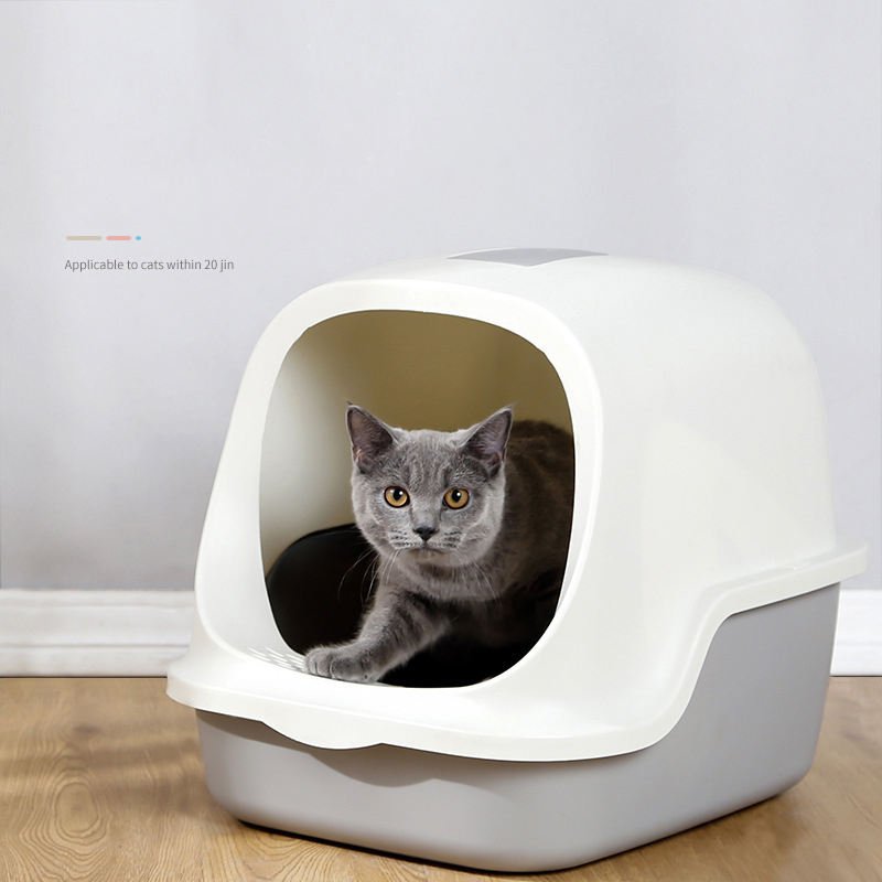 Newest Design Closed Large Toilet Self Litter Box For Persian Cat Hidden Cat Litter Box Enclosure