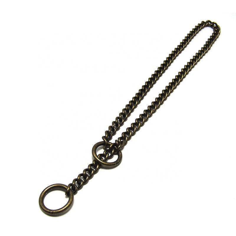 New Fashion Mini Size stainless steel luxury training choke curb chain collar for dog