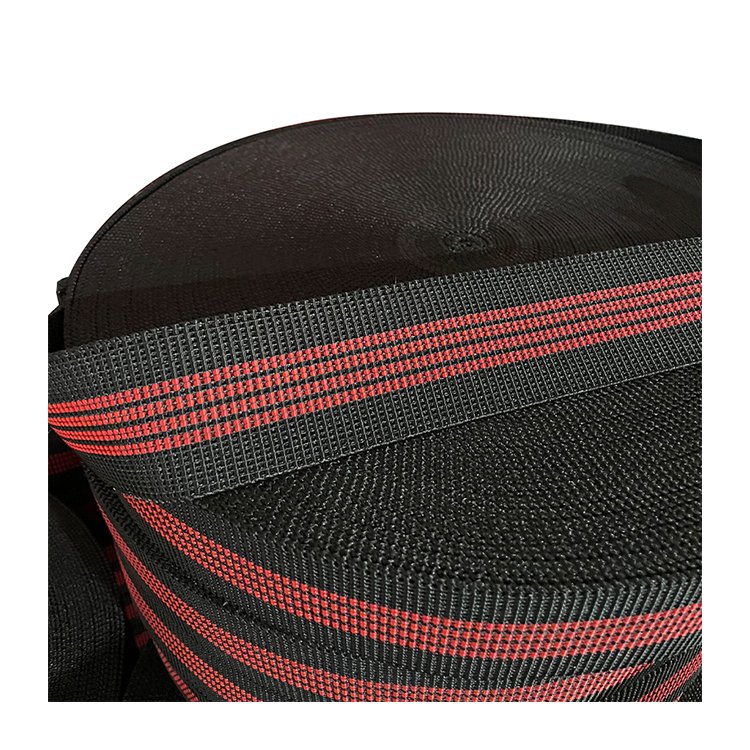 Huiteng Custom color width anti slip rubber grip trampoline webbing non slip polypropylene dog leash webbing for pet belts
