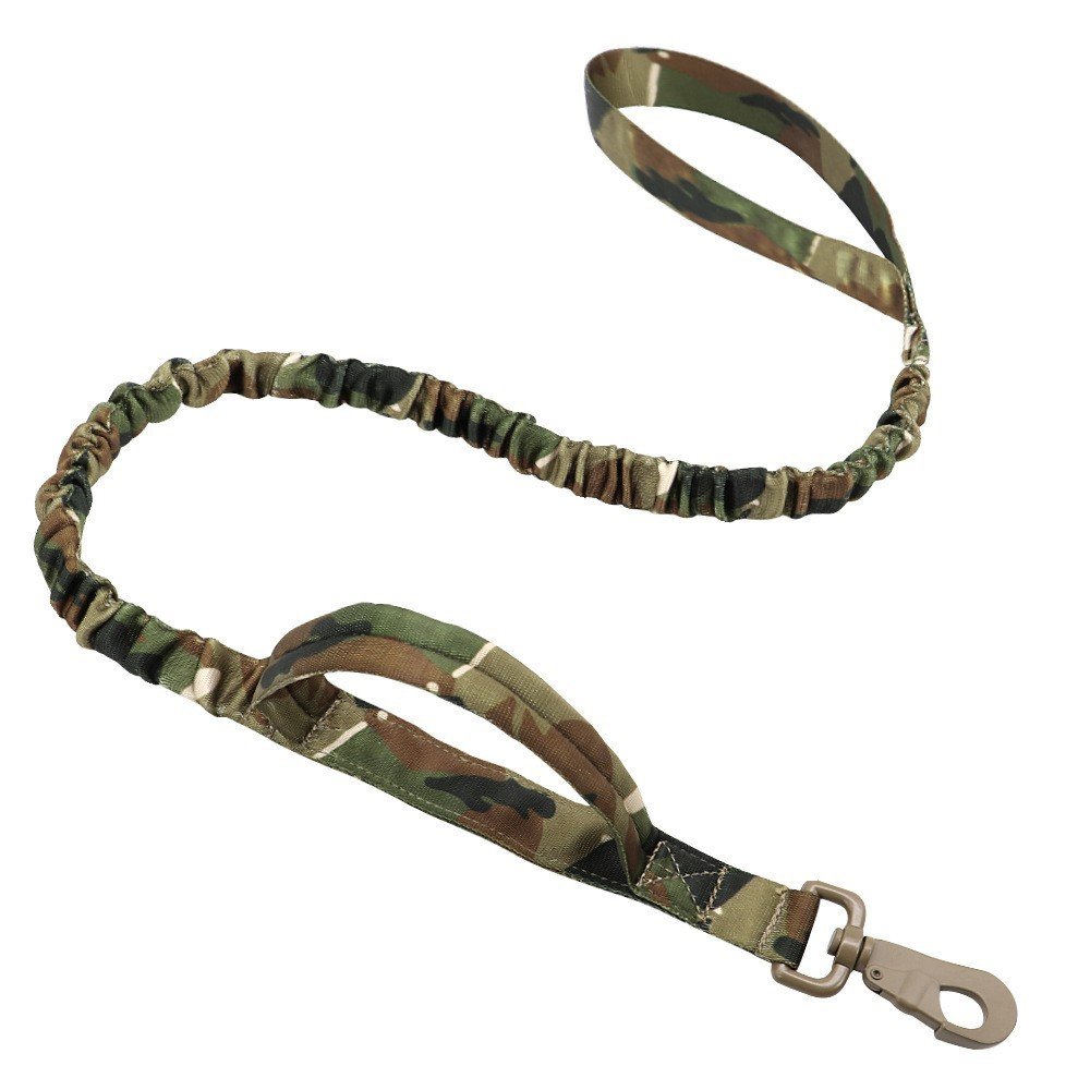 Tactical Bungee Dog Leash 2 Handle Quick Release Cat Big Dog Pet Leash Elastic Leads Rope Dog Belt Training Nylon Leashes Rope