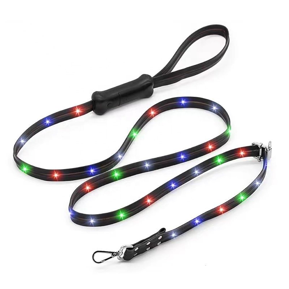 Hot Sale LED Light up Pet Dog Leash No Collar Needed for Graduation Ramadan Easter Halloween Christmas New Year Mother's Day